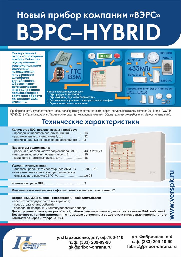 Вэрс пк инструкция по эксплуатации старого образца